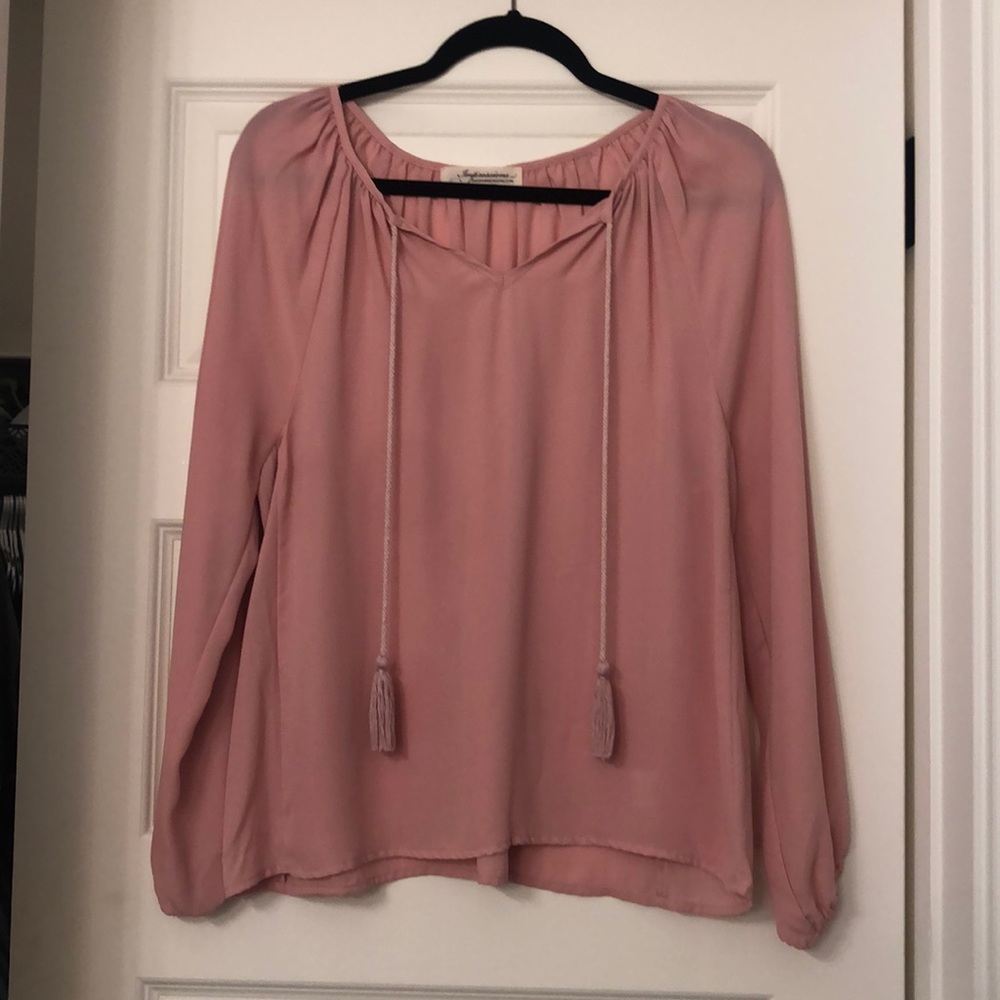 Pink blouse